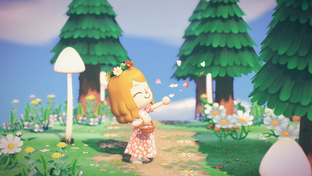 SummersetApril's tweet photo. summer mush girl #AnimalCrossing #ACNH #NintendoSwitch https://t.co/zysU6sxAkJ