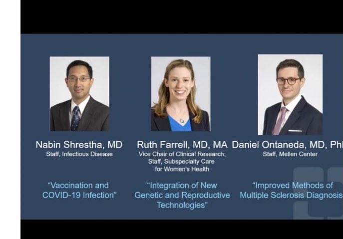 Vicki Reed, MD (@reedvickimd) on Twitter photo Innovations <a href="/ClevelandClinic/">Cleveland Clinic</a>! #WHI Vice Chair of Research & NIH funded <a href="/RuthMFarrellMD/">Ruth Farrell</a> along with other amazing clinician scientists share their research and how patients sparked their ideas! #BrilliantMind #Science #TrailBlaizers Best staff meeting with COS <a href="/beridgeway/">Beri Ridgeway, MD</a> Innovations <a href="/ClevelandClinic/">Cleveland Clinic</a>! #WHI Vice Chair of Research & NIH funded <a href="/RuthMFarrellMD/">Ruth Farrell</a> along with other amazing clinician scientists share their research and how patients sparked their ideas! #BrilliantMind #Science #TrailBlaizers Best staff meeting with COS <a href="/beridgeway/">Beri Ridgeway, MD</a>