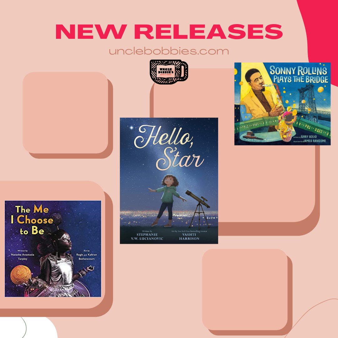 UncleBobbies's tweet photo. Stand up, take a good stretch, and sit back down, because these new releases for the young ones are here to stay! 😉😊
Check them out!
#UncleBobbies #WeStillHere #CoolPeopleDopeBooksGreatCoffee #UBNewReleases
#NewReleasesThisWeek #Bookstagram #ShelfConfidence #pubday https://t.co/AKUAx5bSVc