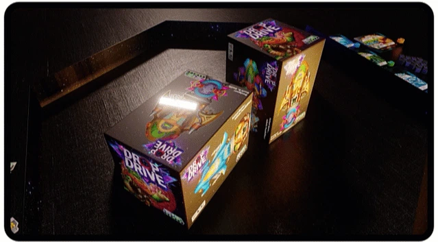 DeeplyDapper's tweet photo. Loving the new box design for Drive Drop. https://t.co/UJHAoV3jD6 #DropDrive #BoardGames #Kickstarter https://t.co/lT7xXaAPCO