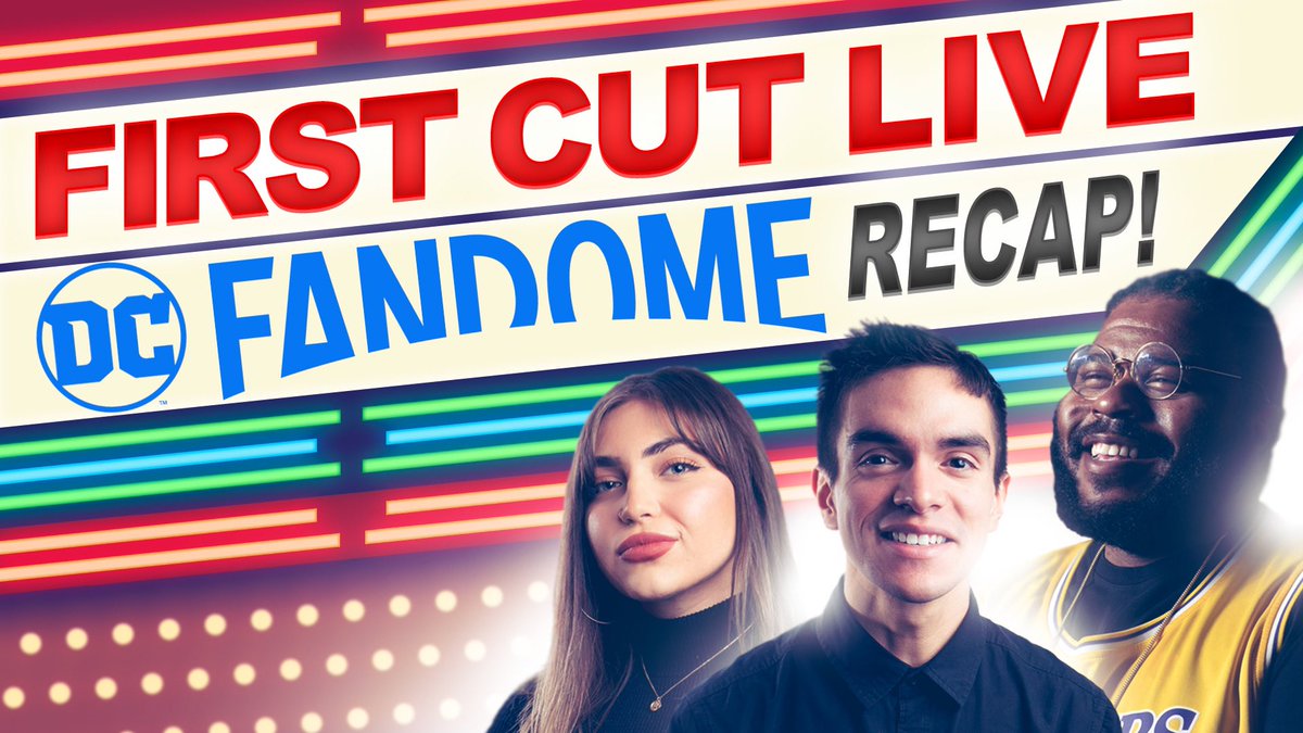FirstCutTMO's tweet photo. The crew is BACK for another episode of #FirstCutLIVE to discuss #DCFanDome, #Eternals first reactions & more!
Join @sabrinaxmonica, @DirectorRB3 & @SquadLeaderAce at 7pm PT to be part of the conversation 💬⬇️
https://t.co/EVPqe6MWwr https://t.co/XsPVlqrNk3