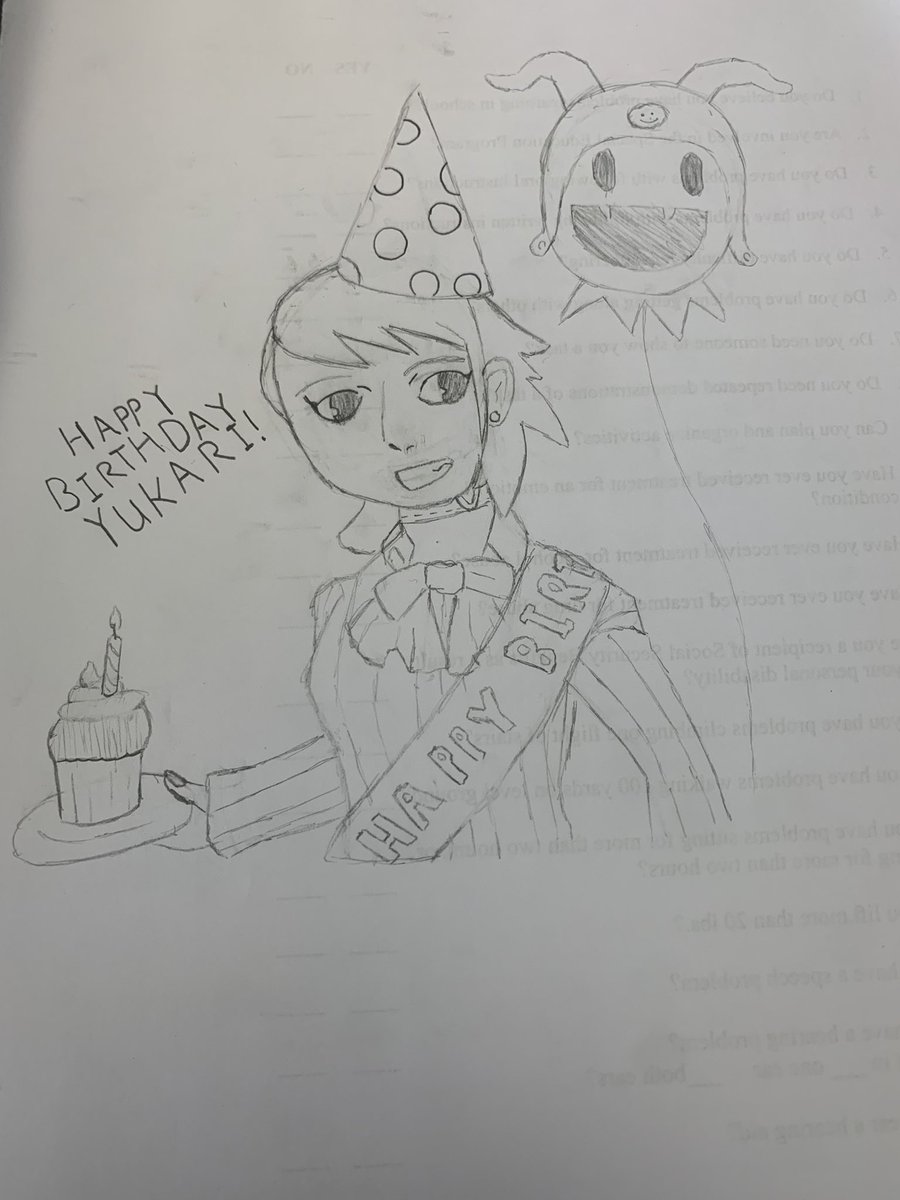 ThatDapperDoge's tweet photo. #AtlusArtober #persona25th #Persona3 A day late because Twitter wouldn’t let me upload last night. Happy, but belated https://t.co/uS4bEyHa82