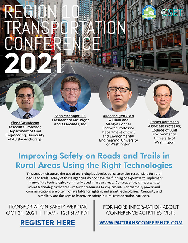 Register now for Safety Webinar 2: Improving Safety on Roads and Trails in Rural Areas Using the Right Technologies washington.zoom.us/.../WN_pB09EAz…