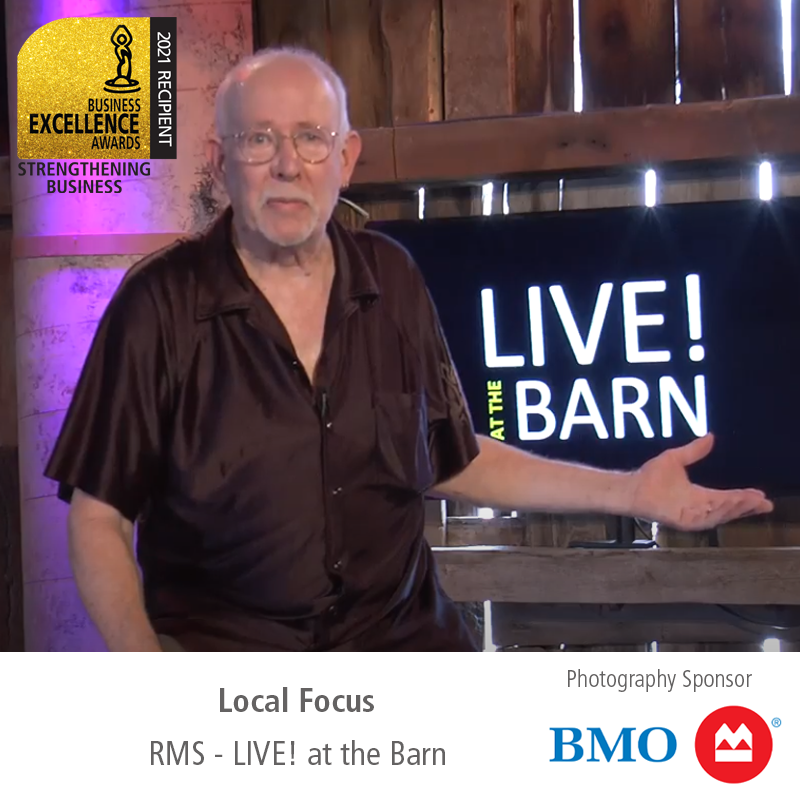 The recipient of the #LocalFocus is @_Liveatthebarn_ 
 Thank you to category sponsor <a href="/TrentUniversity/">Trent University</a>. #excellenceptbo #teamptbo #strengtheningbusiness #strengtheningcommunity