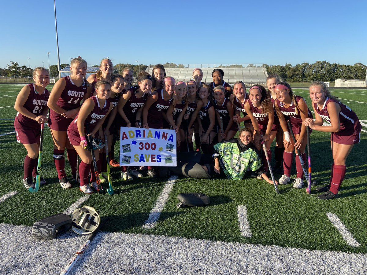 trsfieldhockey's tweet photo. We are SCREAMMMMINGGGG CONGRATULATIONS to our Goal Keeper Adrianna Goodwin “A” for achieving an incredible mile stone today! 300 saves never looked better kid! @TRSTribe @MsRyan_SBFH @ms_scala12 @coachkelly_fh https://t.co/OUWwHj8Vrm