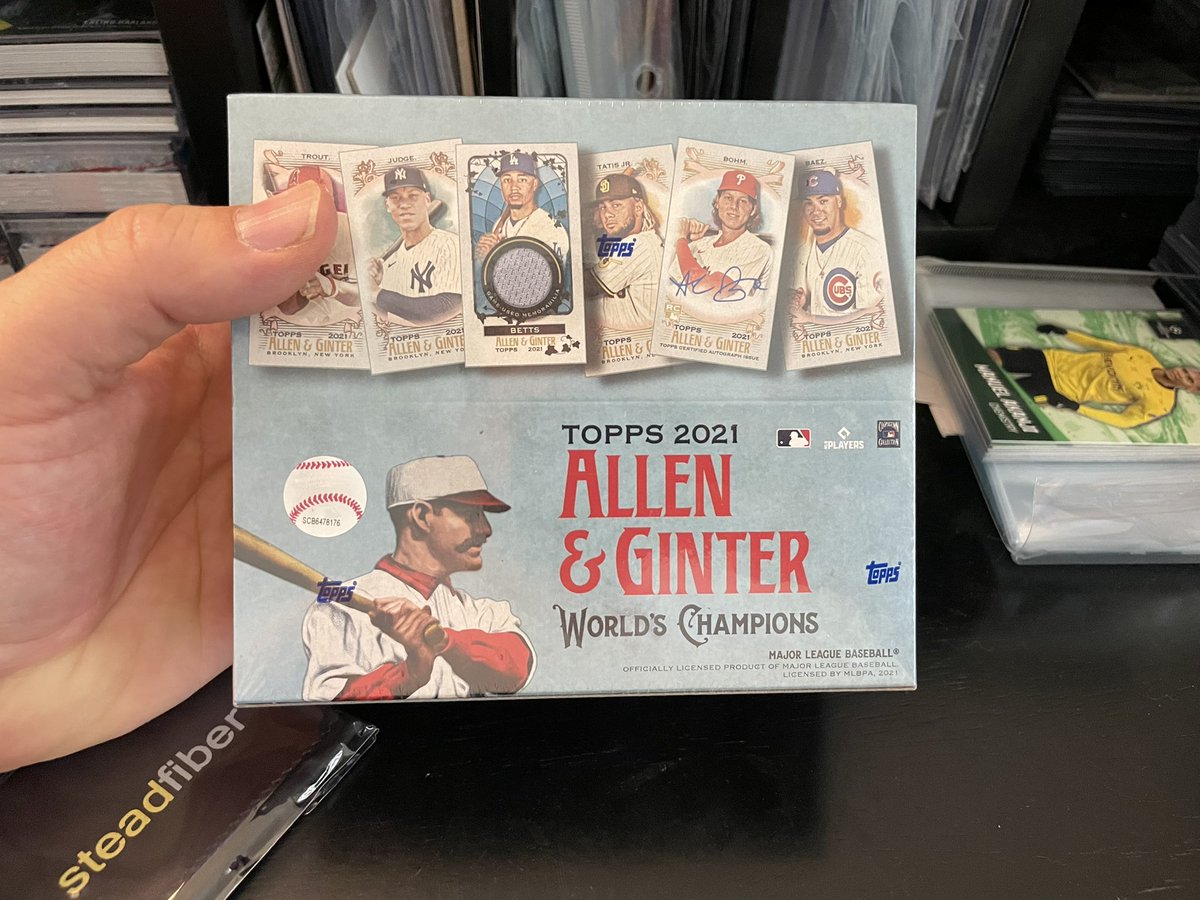 Who wants to win a Sealed Box of Topps Allen &amp; Ginter??

RT &amp; Follow to enter to win! 

#Collect 

Winner drawn Friday &amp; will have 1 week to claim from video random to be posted below ⤵️