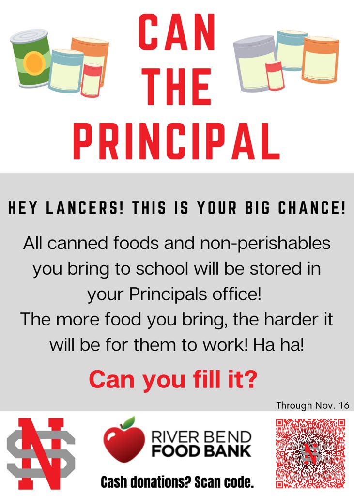 Time to take out <a href="/shaneknoche/">Shane Knoche</a> , Lancers!!! Bring cans to his office and box him out of his office!
