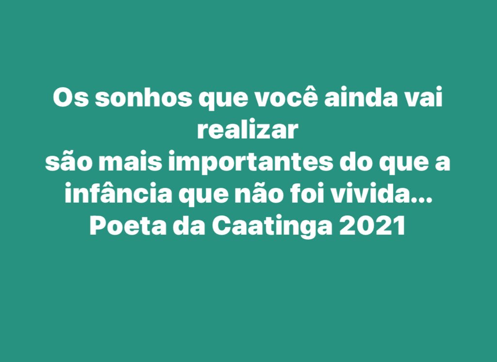 #PoetadaCaatinga 2021