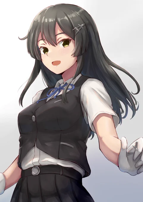 親潮改二おめでとうねぇ……色々立派になって
#艦これ 