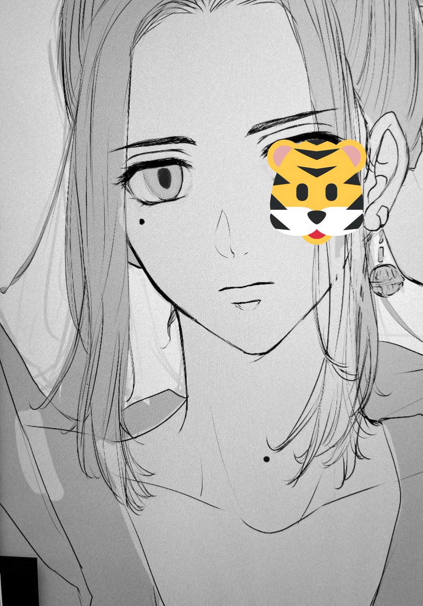 おはよございます☺️
色々な進捗🎴🐯
一虎首にもホクロついてる。。いつのまに。。 