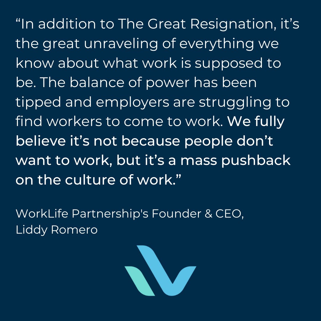 WorkLifePartner's tweet image. WorkLife Partnership was featured in today's Denver Business Journal, discussing  how our work is a key piece to addressing the ongoing labor shortage. bizjournals.com/denver/news/20…