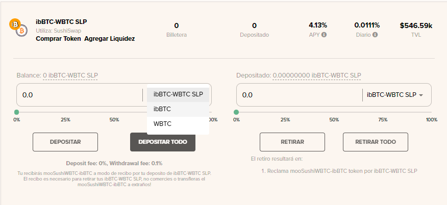 BadgerES's tweet photo. Oh también puedes desde el mismo @beefyfinance con #BTC o #IbBTC usarlo y el mismo se deposite divida en proporciones iguales con su contraparte.
 
En ambos casos debes aprobar el Token para su uso en el sistema.

Y listo, automáticamente estás generando rendimientos en tus #BTC. https://t.co/1MzSUp4fTP