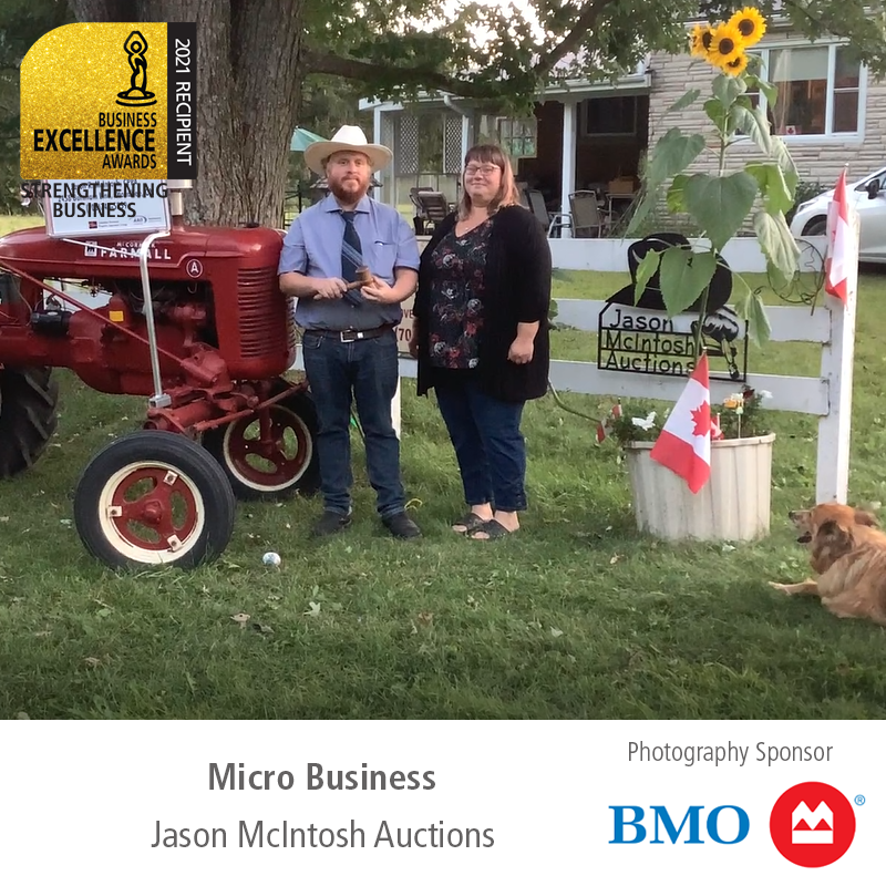 The recipient of the Micro Business is @jason.mcintosh.auctioneer

Thank you to category sponsor @cf_peterborough 

 #excellenceptbo #teamptbo #strengtheningbusiness #strengtheningcommunity