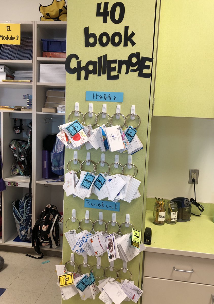 This small but mighty wall has quickly become a favorite in my classroom this year! Students have been reading books of all genres and writing summaries of what they’ve read! My favorite part - they recommend books to each other 🥰📚 #40BookChallenge #bookworms <a href="/ScottsRidgeES/">Scotts Ridge ES</a>