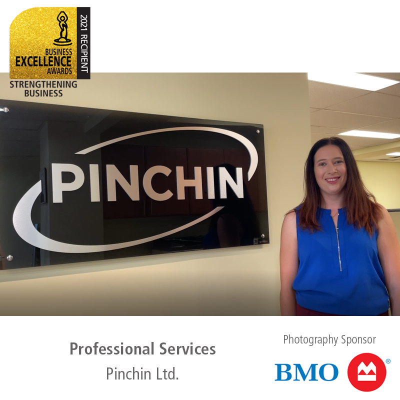 Professional Services: 
The recipient of the Professional Services award is  @pinchinltd 

Thank you to category sponsor @swish_ca

#excellenceptbo #teamptbo #strengtheningbusiness #strengtheningcommunity