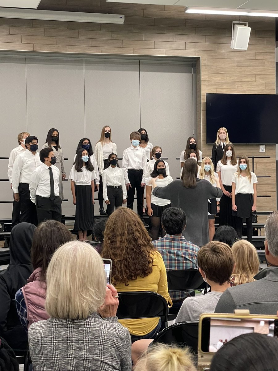 Beautiful performance tonight by the eighth grade choir! It was so good to hear all of their voices brought together in song. Congratulations on all of your hard work, 8th graders and Ms. Burwick! <a href="/erms_DCSD/">Eversole Run Middle School</a>