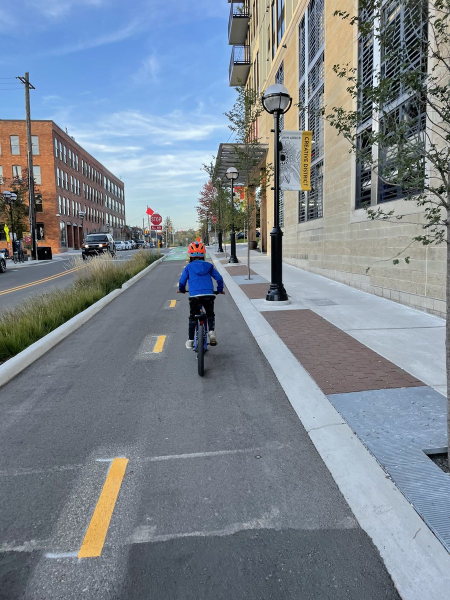 Thank you Ann Arbor! We ❤️ protected bike lanes!!