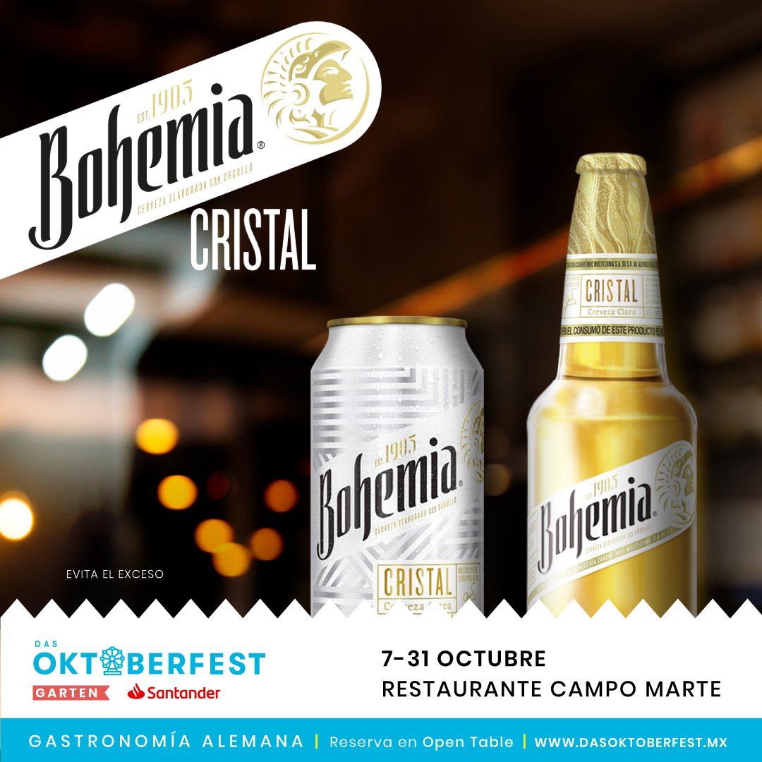 Celebra con nosotros y <a href="/bohemiamx/">BohemiaMx</a> en el homenaje a la mayor tradición Alemana #DasOktoberfestCDMX

Asegura tu lugar rservando en <a href="/opentablemx/">HOTEL DLUXE</a> y recibe una cerveza <a href="/bohemiamx/">BohemiaMx</a> Cristal de cortesía 🍻 ❤️ *hasta agotar existencias*
