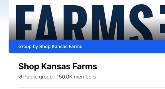 FarmsShop's tweet photo. We did it! We hit 150,000 members on Shop Kansas Farms today! Let's celebrate by buying even more food from our wonderful farm and ranch families of Kansas! https://t.co/kbRmZkFpyp