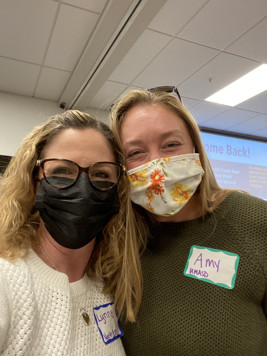 Highlight of my week! Finding out your former student is now your peer. Can’t wait until our next session at the MCIU <a href="/mrsbutala/">Amy Nolan</a>