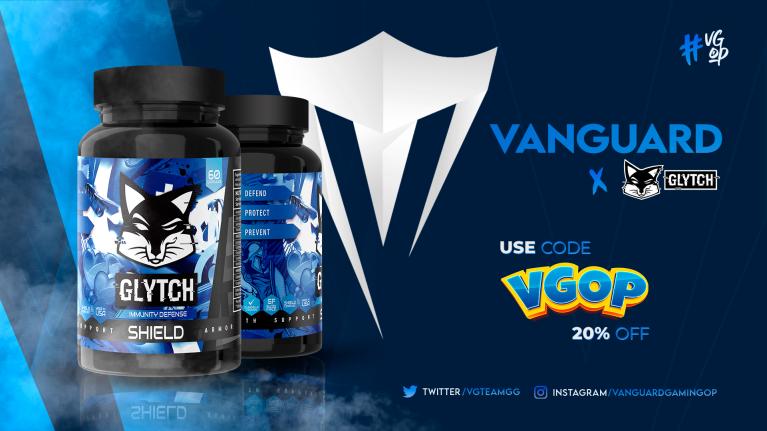 ⚔️ Vanguard x Glytch Energy ⚔️

We are excited to announce our partnership <a href="/glytchenergy/">GLYTCH Energy</a>! Glytch Energy will help you perform your best whilst keeping your health in check. 

Use code "VGOP" for 20% off of your next order!
glytchenergy.com
 
#VGOP | #GLYTCHFam
