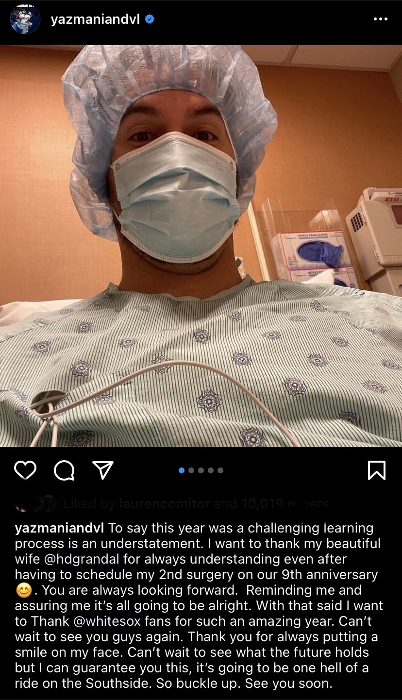 James Fegan on Twitter "White Sox expect Yasmani Grandal to be ready