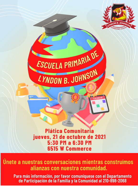 LBJelem's tweet photo. Join us tomorrow night for a Community Platica with EISD's own Superintendent Hernandez! https://t.co/SEy5Ji3KZR