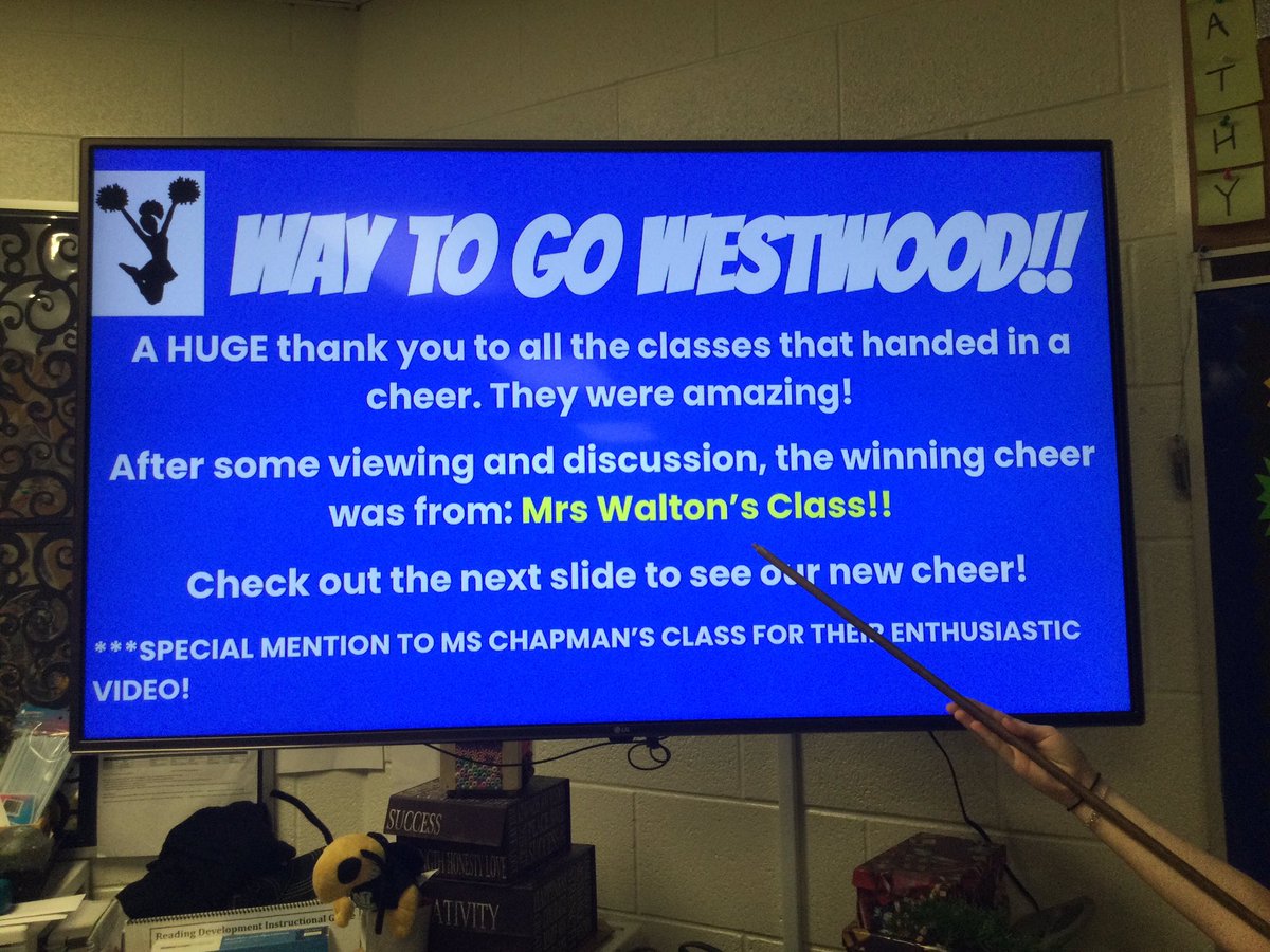 waltonsclass's tweet photo. Spirit Day @WestwoodUGDSB @ugdsb was a success! Thanks to a group of students for organizing theme days to celebrate throughout the year! @waltonsclass created a Westwood cheer chosen by student group! Check out the Westwood cheer. #ssvoice #schoolspirit @UGDSB_SHSM https://t.co/1he8c8dQ6B