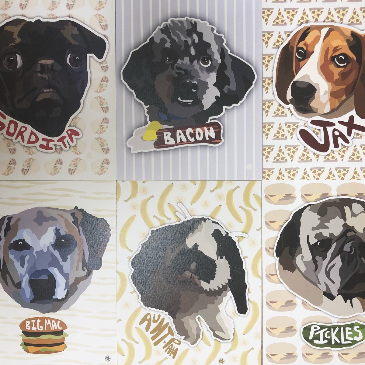 breannekdesign's tweet photo. Food-themed #PetPortraits always 

https://t.co/HQmwTEEEKy https://t.co/eLYqwt13Yo