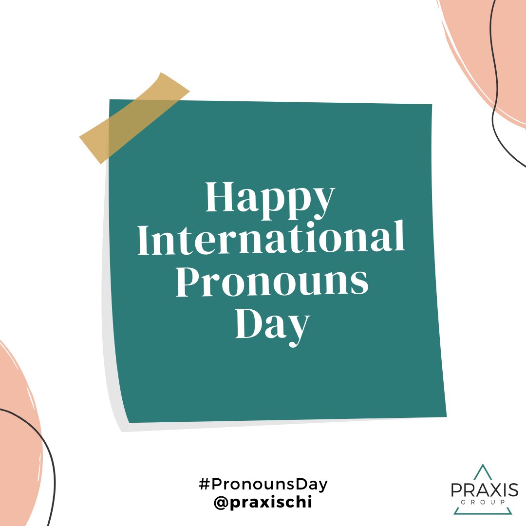 praxischi's tweet photo. The third Wednesday of October is #InternationalPronounsDay! Respecting &amp; sharing pronouns is one of many ways we can make the world a better place for trans and gender non-conforming folks. [1/10] #PronounsDay #MoreThanPronouns #TransLiberation [IDs in alt text] https://t.co/GzGeMw2hVD