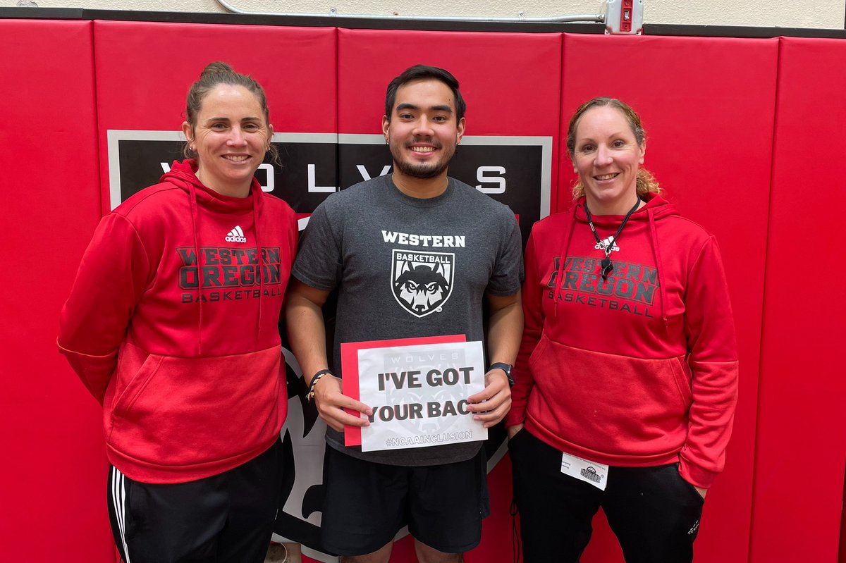 WOU_Wolves's tweet photo. To promote diversity &amp; inclusion it’s crucial that we create safe spaces for our students. At WOU we want our student athletes to know we have their backs. As a department it’s our goal to continuously educate ourselves to support our students &amp; our community. 
#NCAAInclusion https://t.co/jVn0RodptU