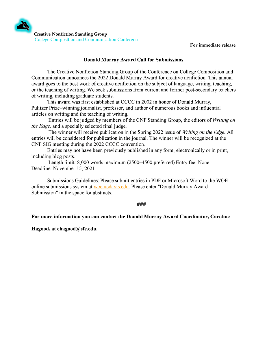 Writing on the Edge tweet media