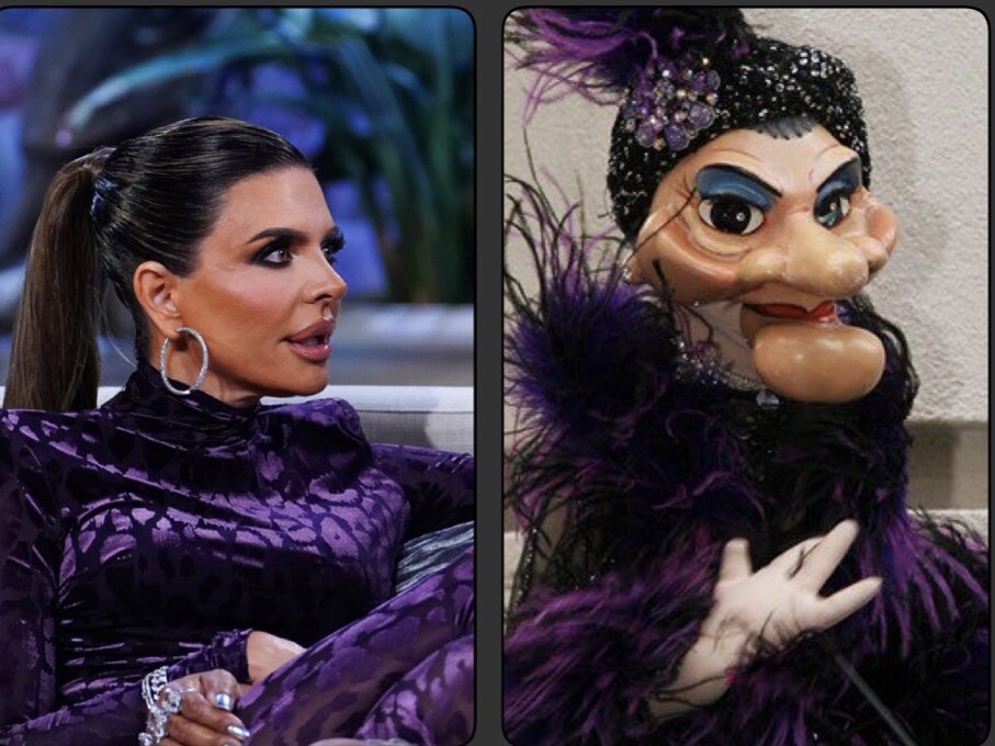 beingnozey's tweet image. I was trying to think what Lisa’s reunion looked like and I think I found it…🤷🏽‍♀️🤣#RHOBH