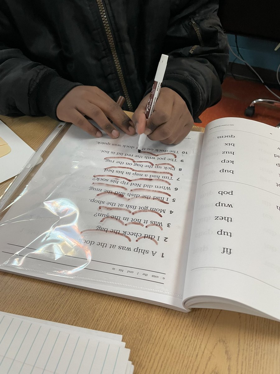 Loving seeing my student’s fluency increasing with Wilson Reading!!