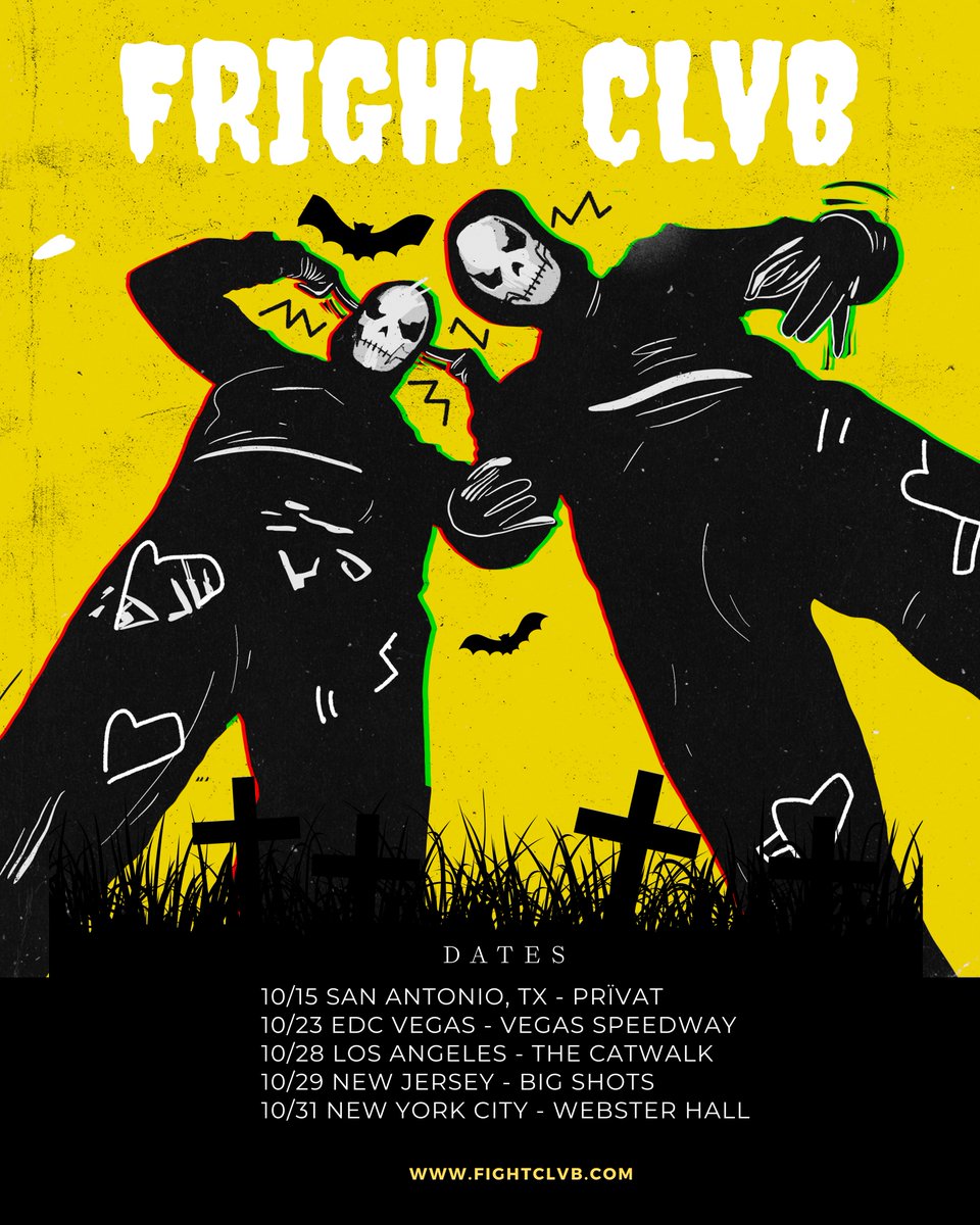 FIGHTCLVBMUSIC's tweet image. Here's the schedule for October 🎃