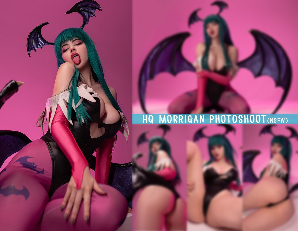 Full Morrigan photoshoot is available on my P 🅰 ️treon page (link in bio) ...