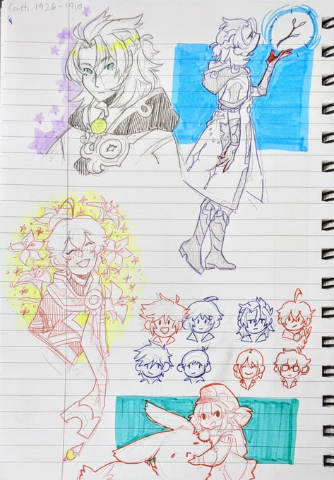 Did some doodles while going thru training classes 