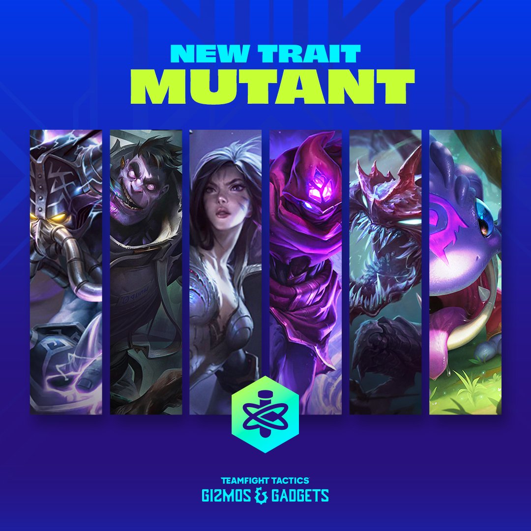 Teamfight Tactics on Twitter: "Every game, the Mutant trait will randomly  take one of seven forms, each with their own unique bonus. However,  EVERYONE playing Mutant in that game will get the