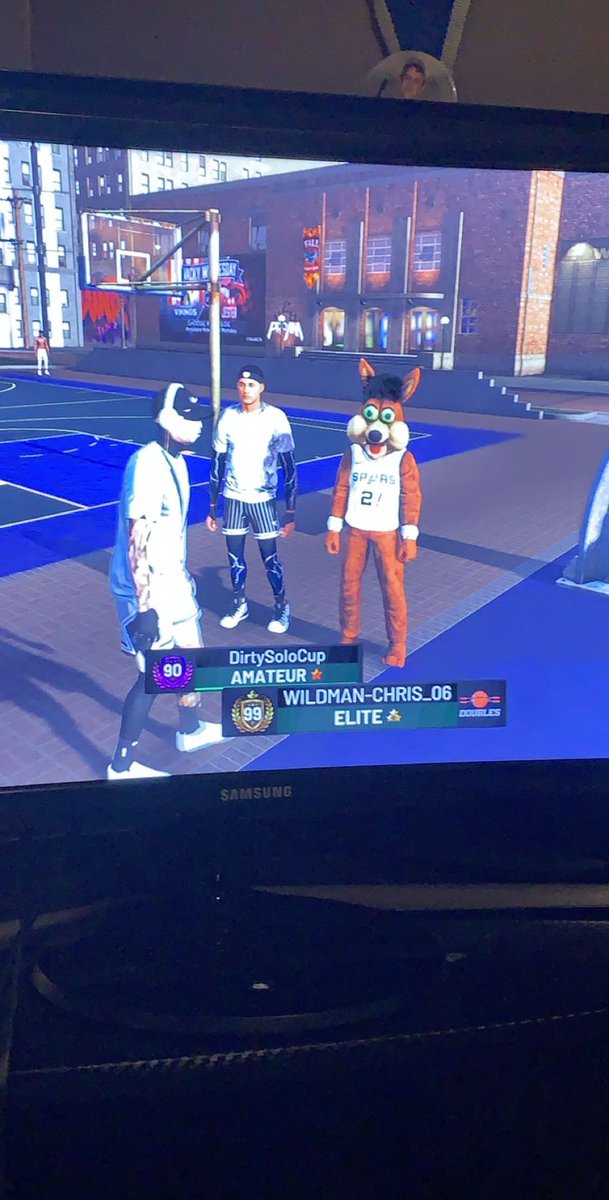 Splashx2k's tweet photo. @JamesFrmXbox @Lil_Envelopes @2KIntel @JFoxEnt_YT Another my career player who was one of the first 99’s garbage I beat this dude with randoms https://t.co/hd5VSikjhb