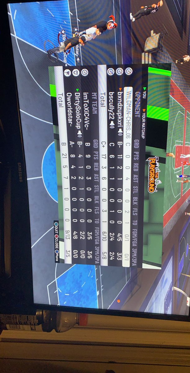 Splashx2k's tweet photo. @JamesFrmXbox @Lil_Envelopes @2KIntel @JFoxEnt_YT Another my career player who was one of the first 99’s garbage I beat this dude with randoms https://t.co/hd5VSikjhb
