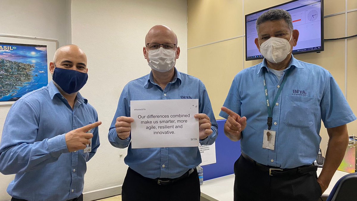 SITABrasil's tweet photo. Agora é a vez da nossa equipe no @RIOgaleao passando no seu feed #SITADEIWEEK #WeAreSITA https://t.co/h0DIylGQ8z