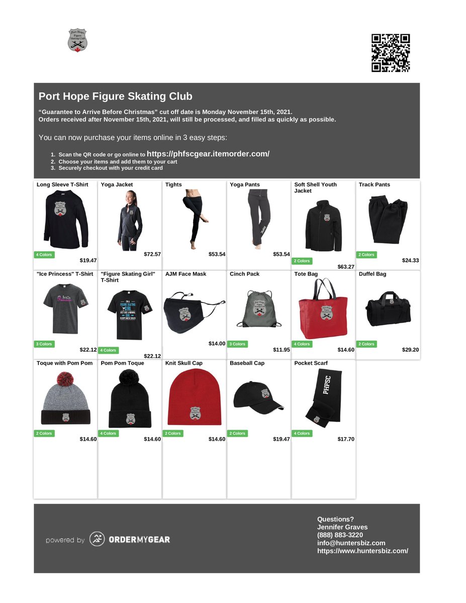 Our club clothing is back! Order today! 

You can now purchase your items online in 3 easy steps:
1. Go online to phfscgear.itemorder.com
2. Choose your items and add them to your cart
3. Securely checkout with your credit card