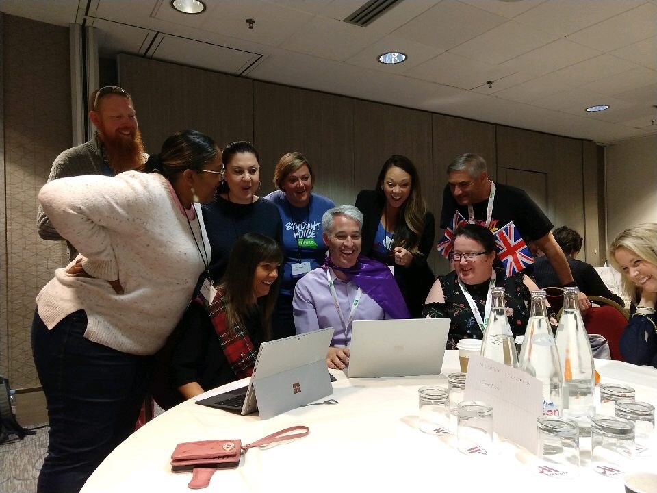 loliveira55's tweet photo. Thank you Dean Bragioner, @mtholfsen, @Filibuster3 , and @JoshClark1022 for the valuable information at #DyslexiaDecodEd. The Immersive Reader & Reading Progress by @MicrosoftEDU are amazing tools. Great memory from E2 in Paris where we saw Reading Progress for the first time. https://t.co/HLuxj7chmO