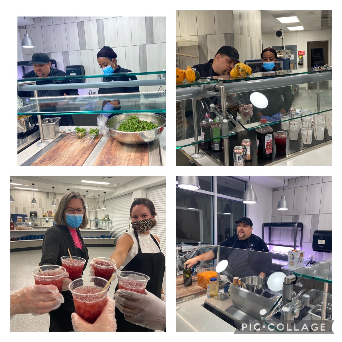 kellimccbynum's tweet image. Such a great treat to learn from chef Benny Vega today ⁦@MVPSchool⁩ #cookingwithfriends