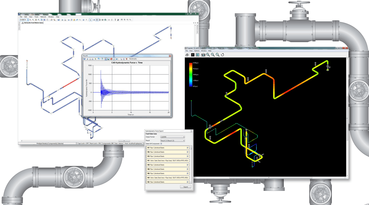 InnoFour's tweet photo. Did you know that #Simcenter #Flomaster is the leading general purpose 1D computational fluid dynamics (CFD) solution for the modeling and analysis of fluid mechanics in complex piping systems of any scale? #cfd https://t.co/VmQgecLS7Q https://t.co/Ys2yWNsp9T