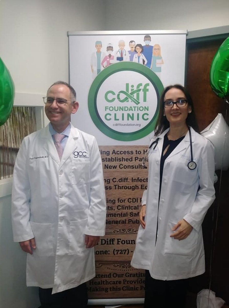 cdiffFoundation's tweet photo. #TBT @DrPaulGastro @caterina_oneto #Cdifficile Clinic Days in 2019. We look forward to sharing these days again next year #Family #patientcare #caregiversupport #caregivers #Cdiffeducation https://t.co/zMnBbwiScM