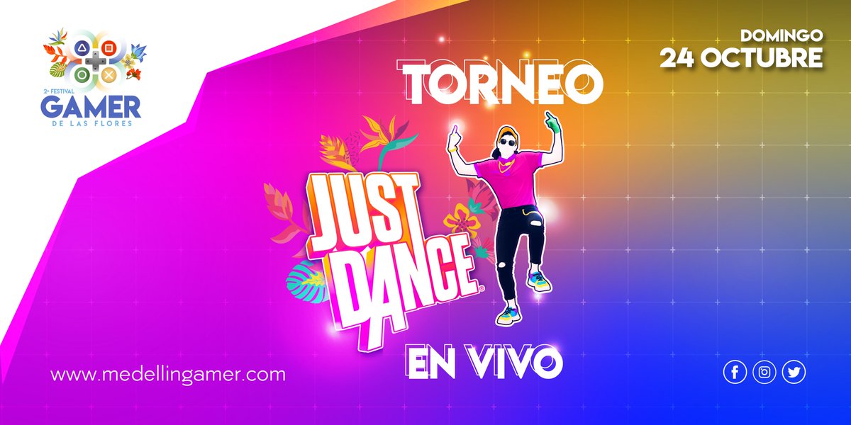 Prepárate para esta #Bailatón de #JustDance en nuestro
II Festival Gamer disfrútalo a través de medellingamer.com

#FestivalGamer #MedellínGamer #JustDance2022 #Dancing #Cosplay