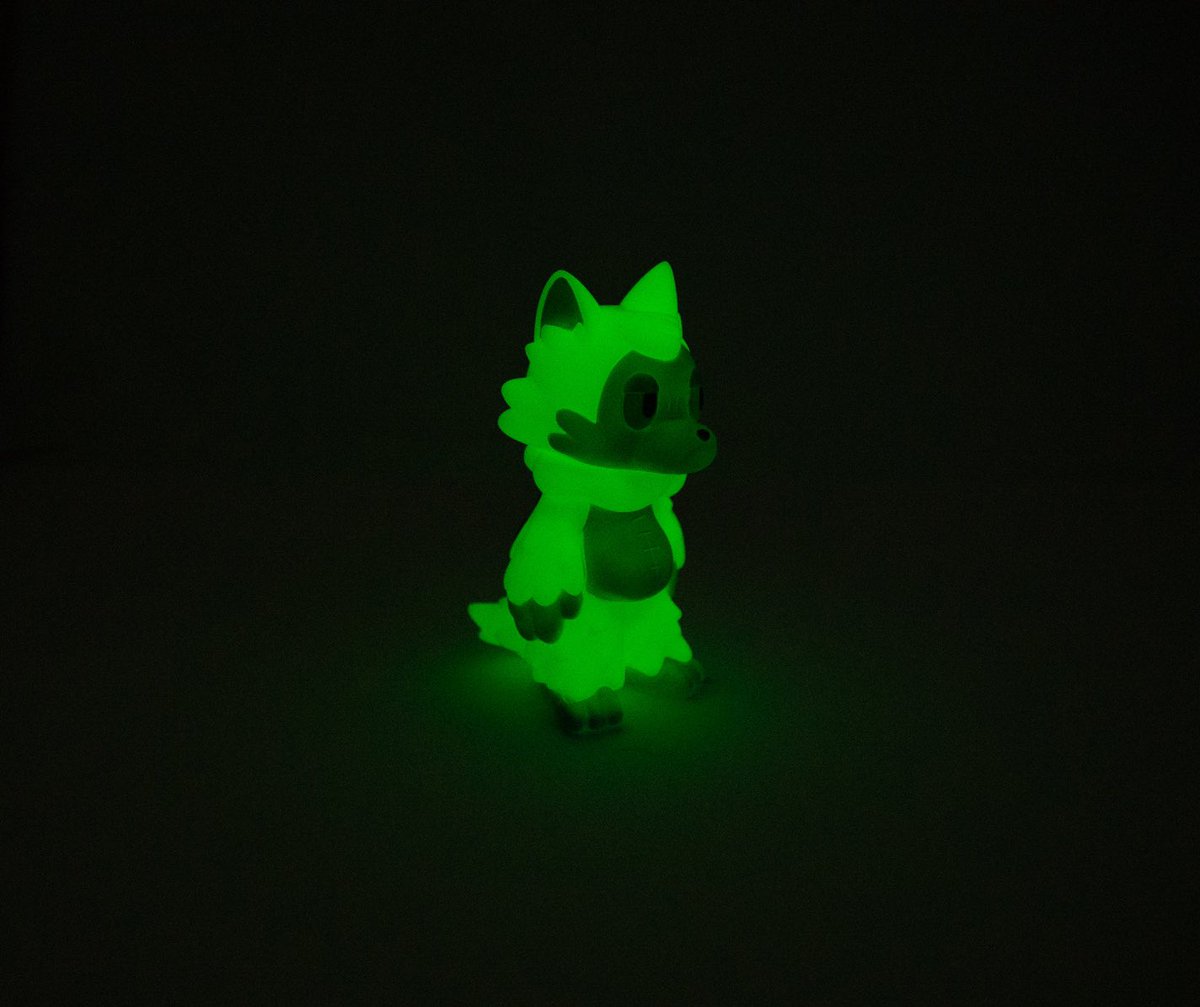 あらいきりこ おおかみくん ハロウィンver. 蓄光 ソフビ