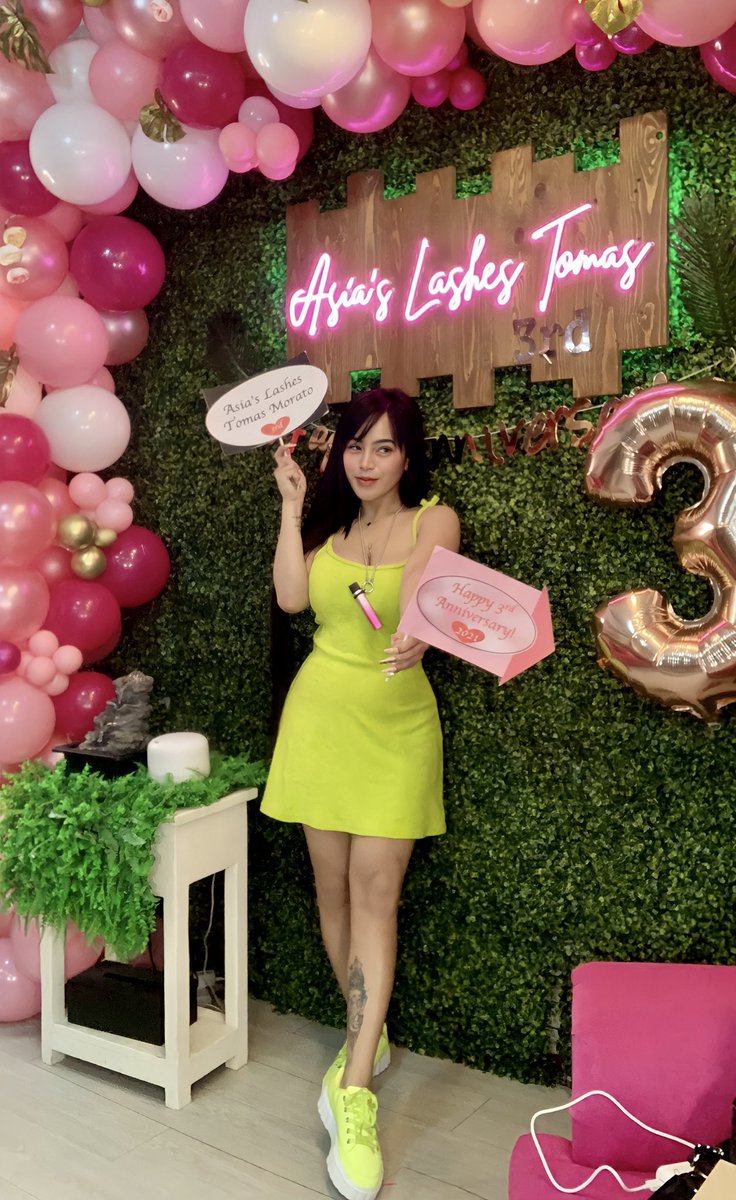 JasminSupetran's tweet photo. HAPPY 3RD YEAR ANNIVERSARY 💖🎀💚
" Asia's Lashes Tomas Morato "

#ASIALIZED #AsiasLashesTomasMorato
#JASMINSUPETRAN https://t.co/Al7LxslcGo