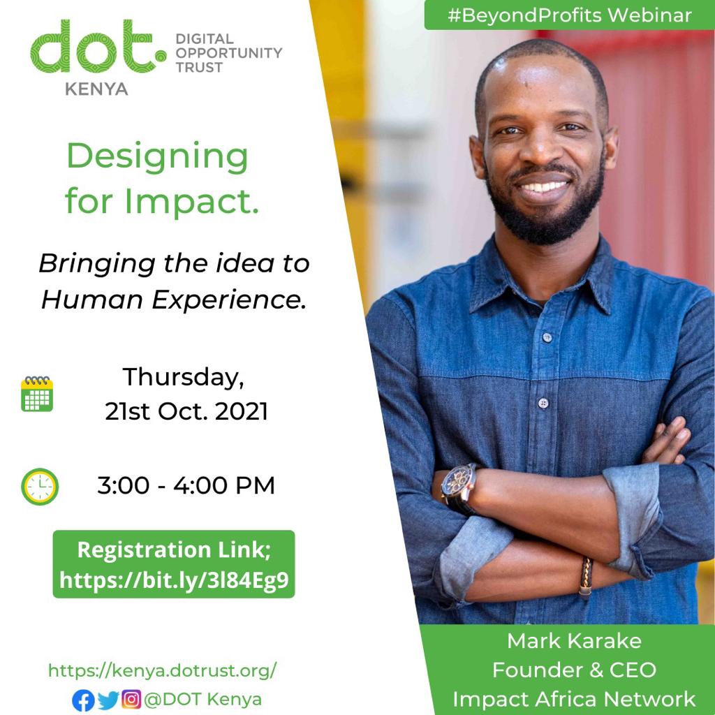 IANetworkTweets's tweet photo. Join our founder & CEO, @KarakeMark on the #BeyondProfits series by @DOTKenya as he introduces the principles of Human Centered Design & how to to bring the Human experience into idea development.
Happening today from 3-4pm
See you then!
#thursdayvibes
https://t.co/2V5D7PUTho https://t.co/7yrNa0VaKT
